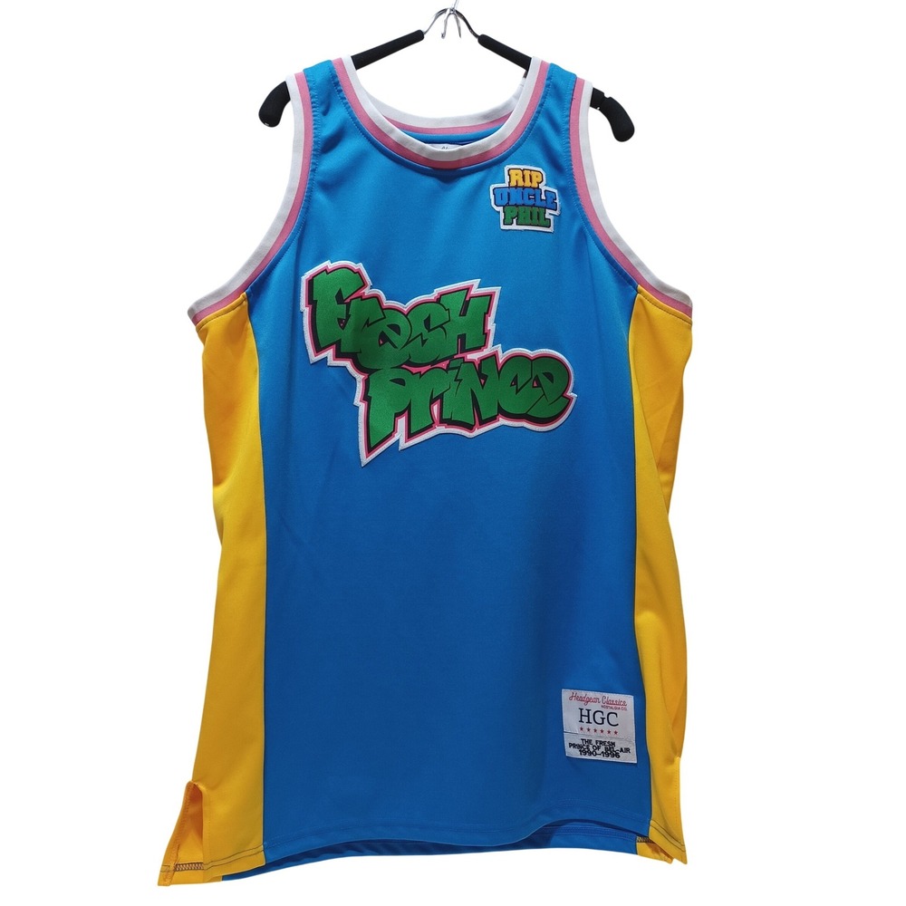 Headgear Classics Fresh Prince Basketball Jersey XL Retro Streetwear Hip Hop